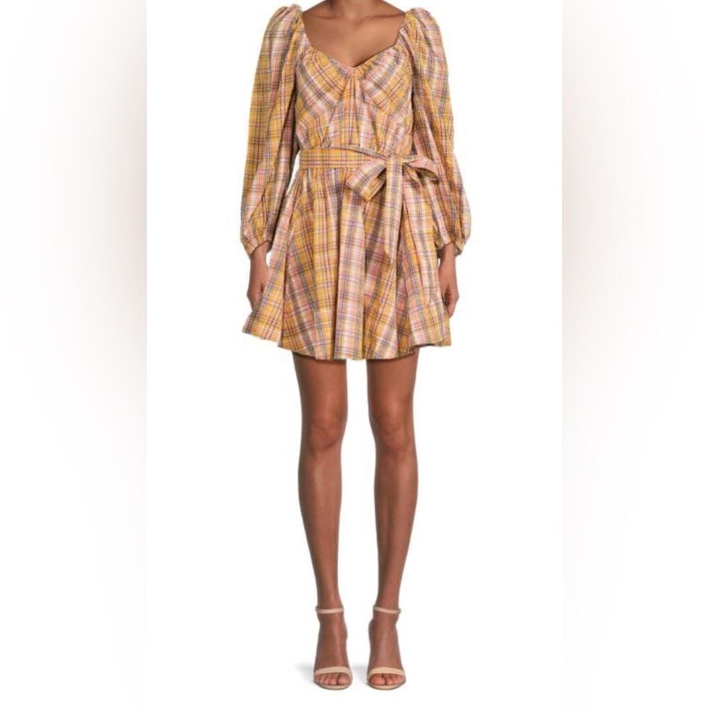 TANYA TAYLOR
Xena Plaid Mini Dress NWT Size 14